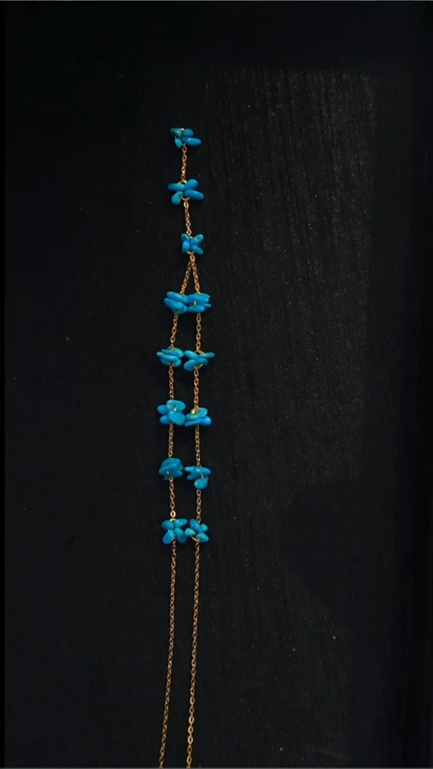 未镶嵌绿松石项链发货一件