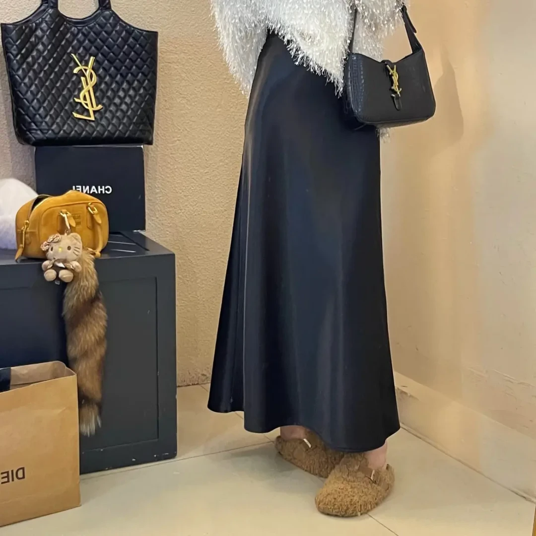 【张张定制】春季新款百搭显瘦重工轻奢半身裙25210