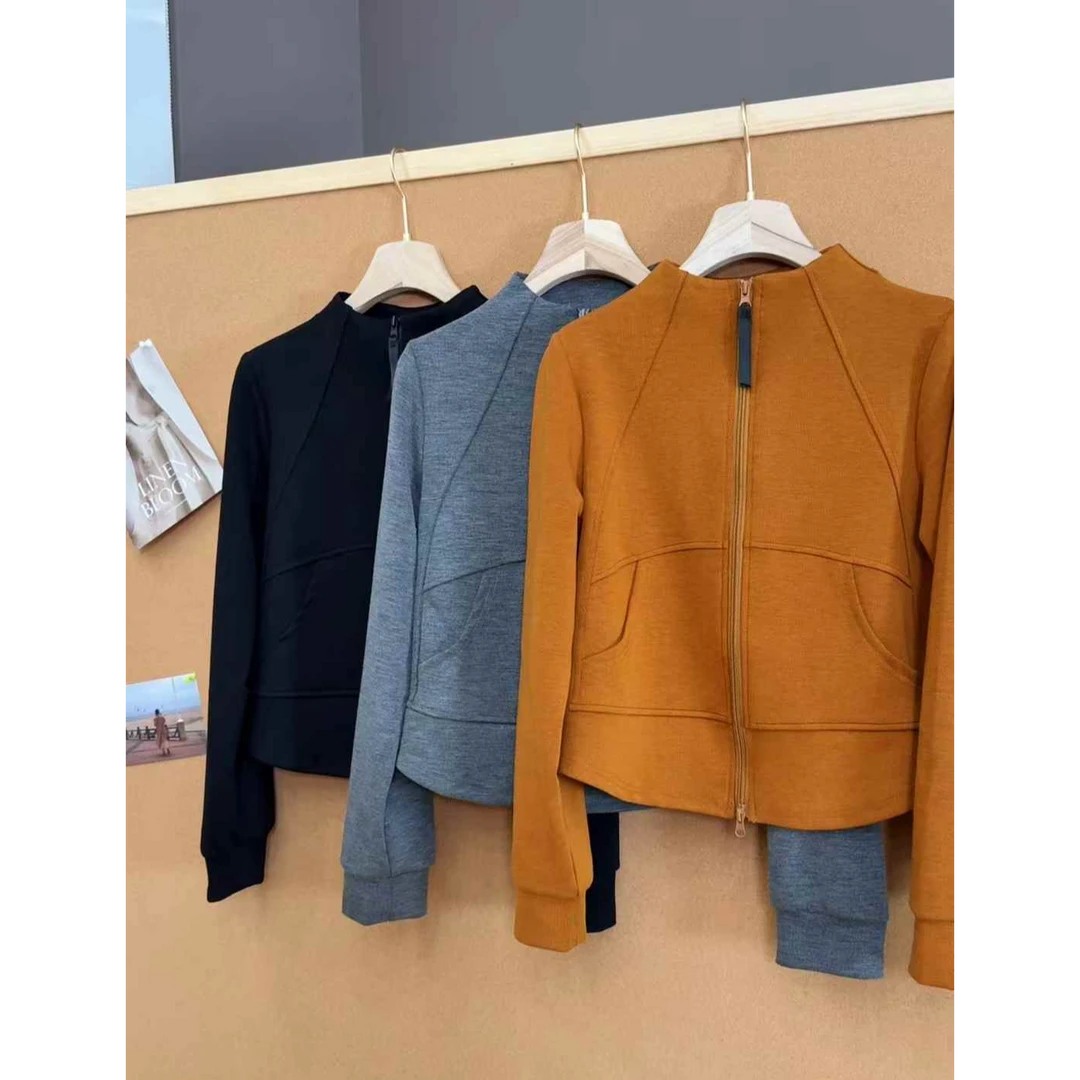 TY1 【立领卫衣】人手两件的立体裁剪双拉链立领卫衣（衣长53）