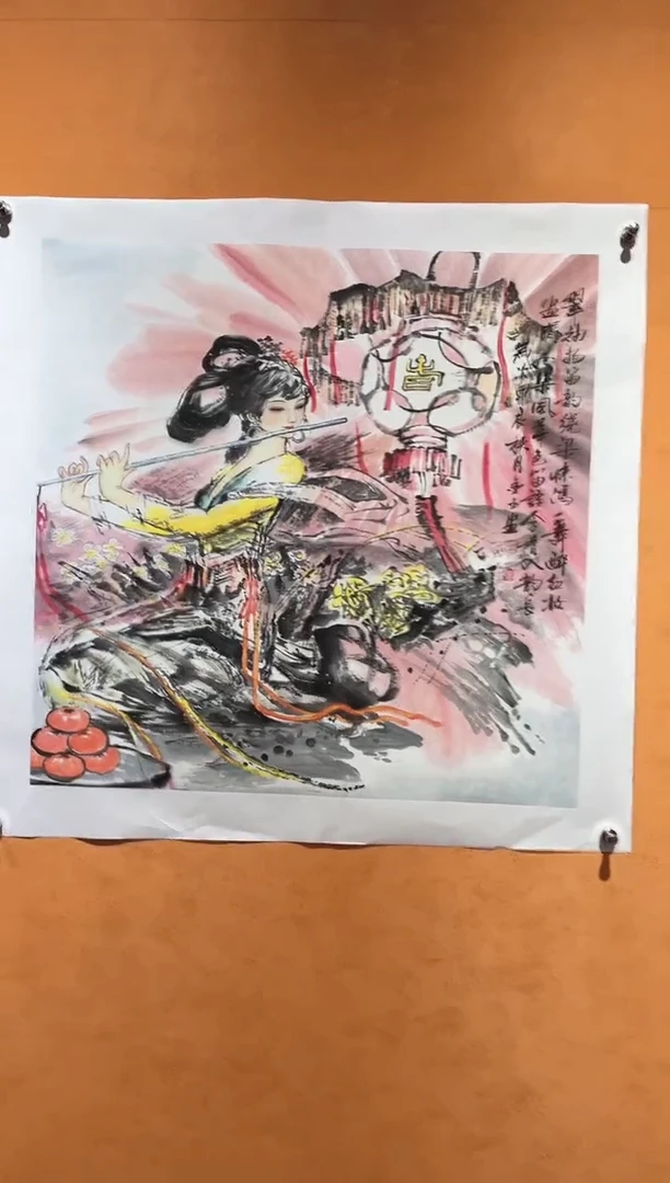 国画刘金玉老师亲笔手绘