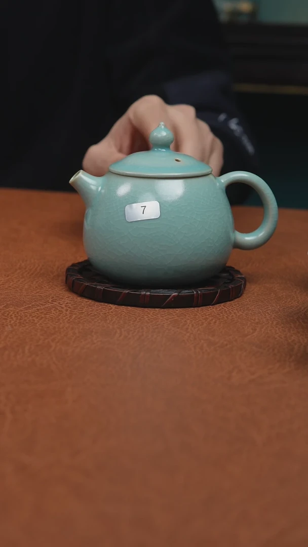 【闪购商品】杯汝州原产地原矿釉仿古壶