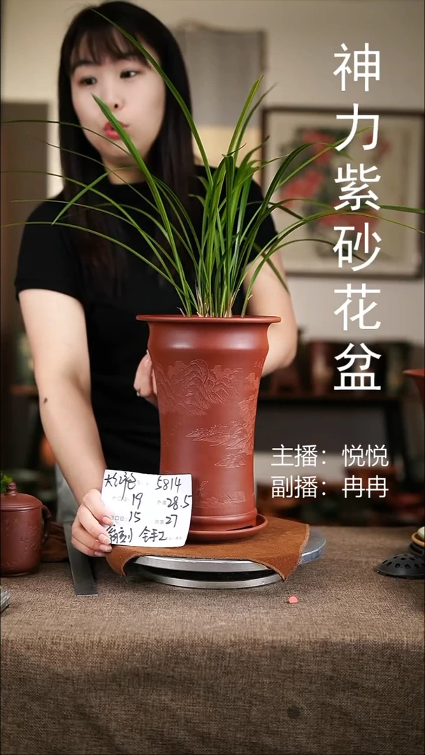 紫砂花盆紫砂花盆5814+z