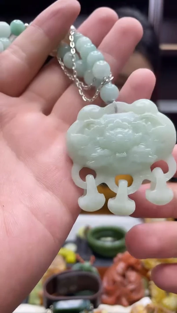 未镶嵌岫玉吊坠·多样性发*货拍一发一