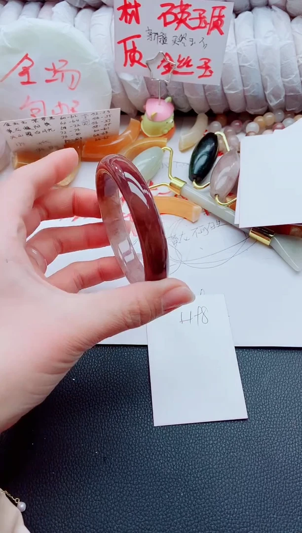 【闪购商品】石英质玉手镯未镶嵌H98-58-59