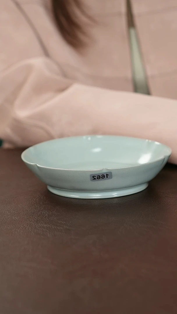 摆件1665原矿汝宋汝瓷微瑕