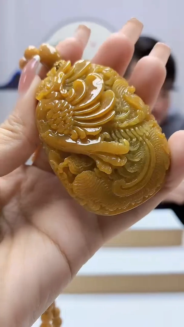 未镶嵌定制翡翠5060ty-毛货挂件57