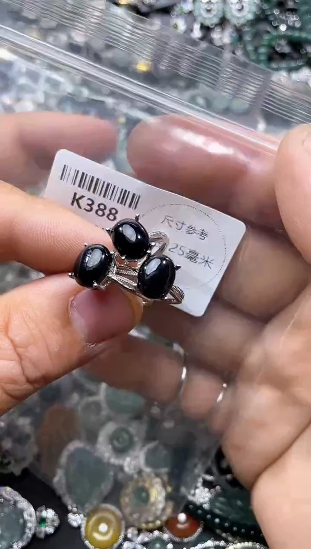 【闪购商品】翡翠颈饰未镶嵌K388戒指 多样性发其一