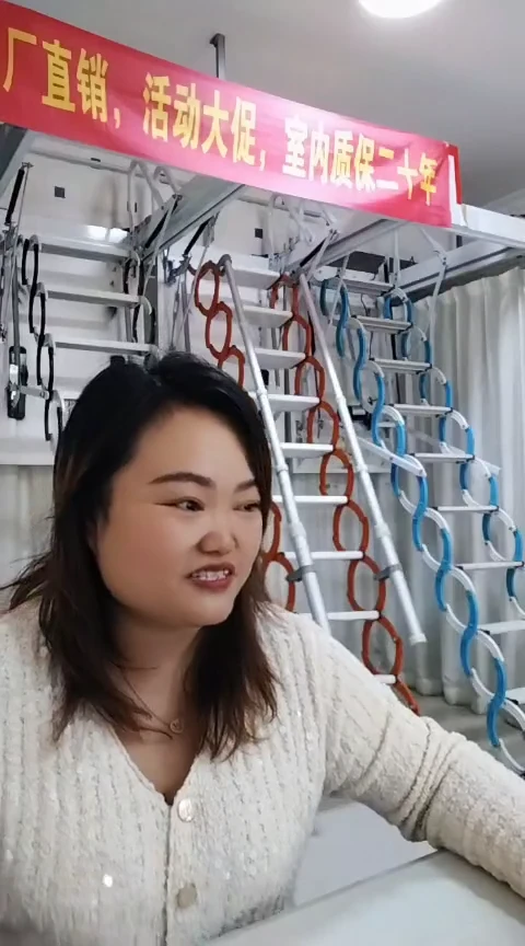 金属家用伸缩楼梯