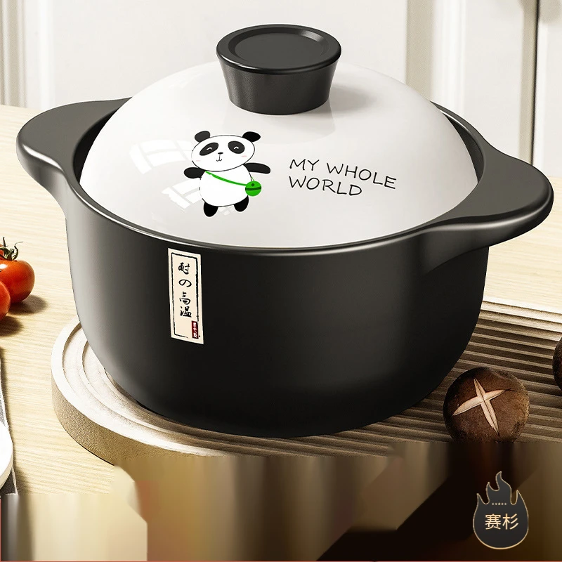 砂锅炖锅家用燃气耐高温陶瓷煲汤锅干烧不裂煤气灶专用煲仔饭沙锅