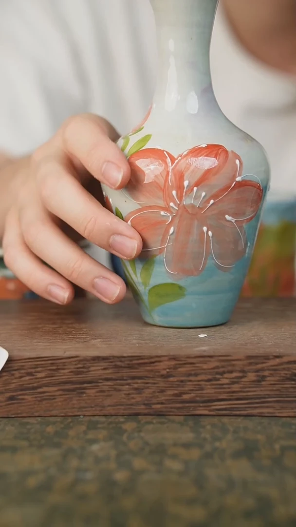 摆件泥垚手作 景德镇手工手绘器物