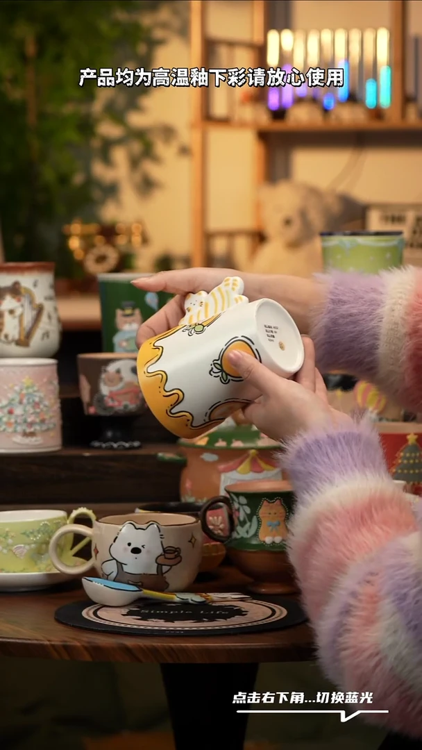 瓷片A052景德镇原创手工陶瓷