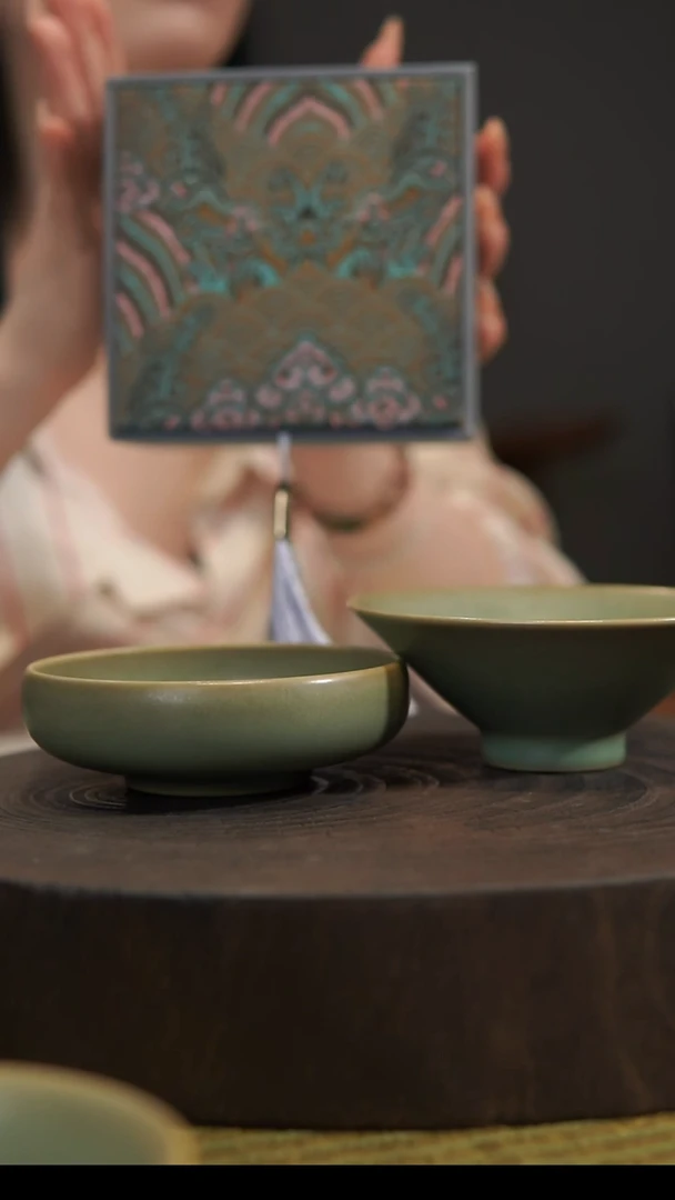 杯子悍**刀普洱+斗笠杯 汝州原产地  原矿老釉