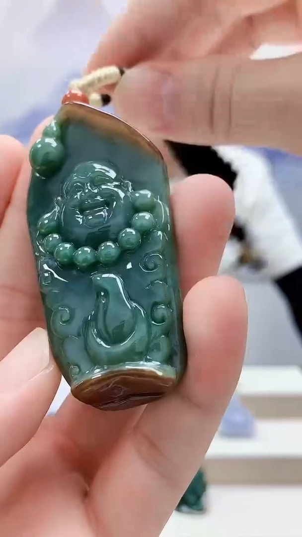 未镶嵌定制翡翠4898bb-毛货挂件5