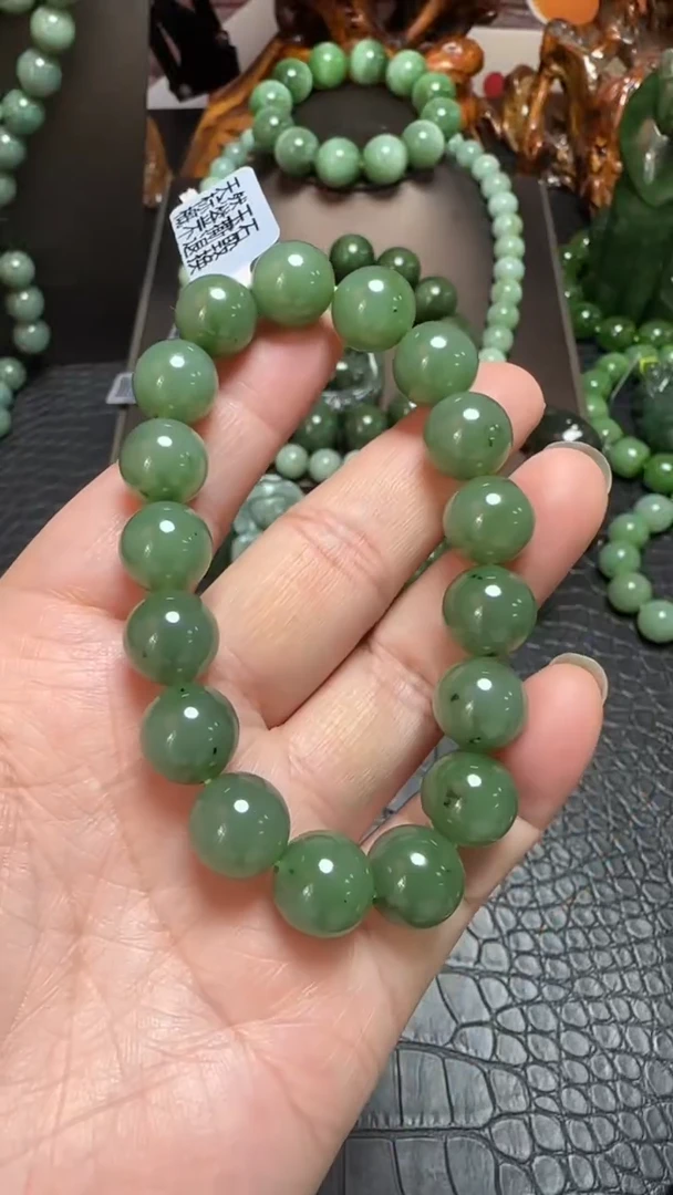【闪购商品】和田玉（碧玉）手串未镶嵌1