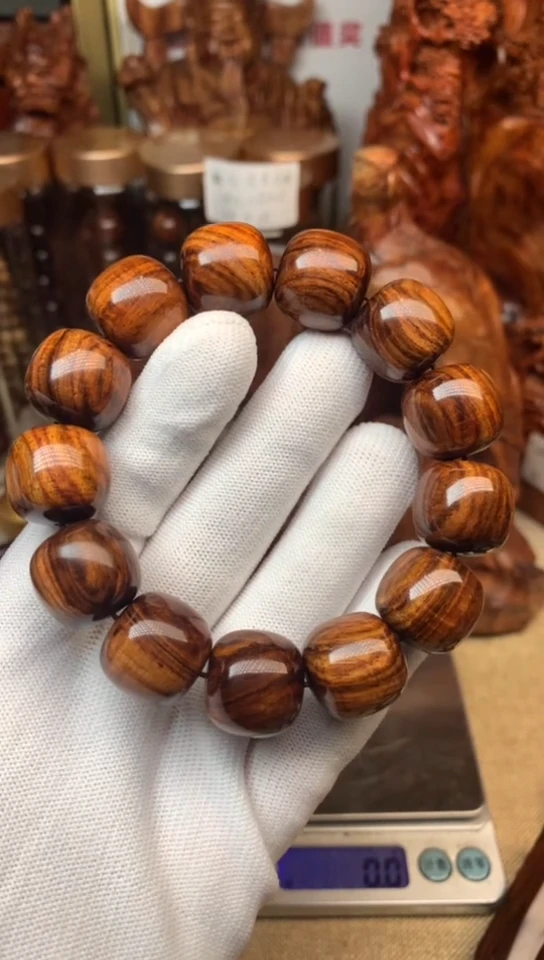 黄花梨/降香黄檀手串/手链海黄手串39.6