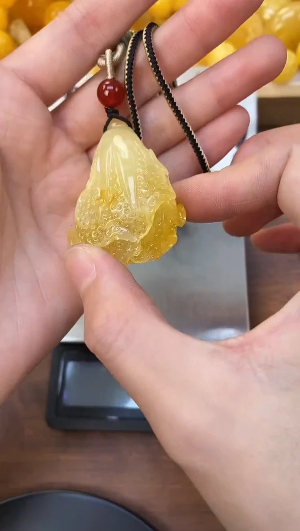 裸石琥珀未镶嵌天然琥珀蜜蜡