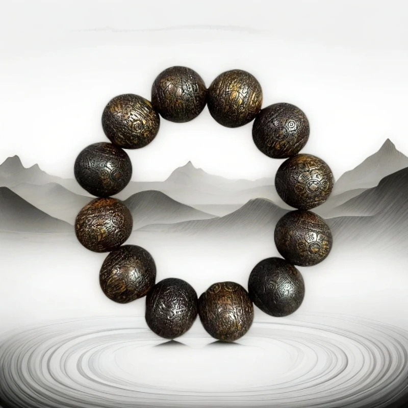 A423越南沉香木串20mm