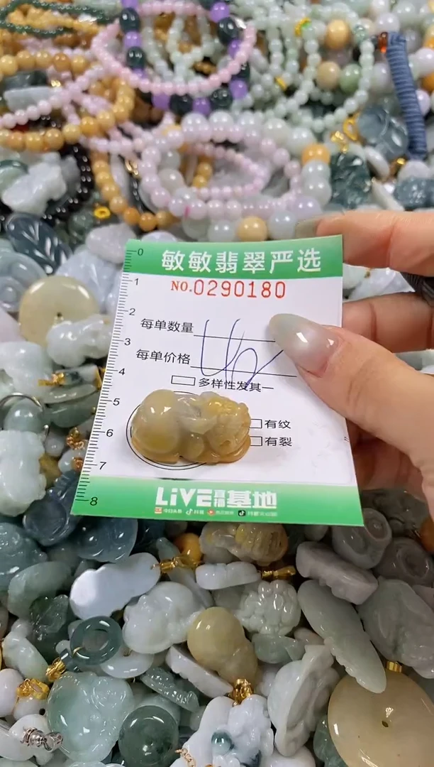 翡翠未镶嵌颈饰闪购0290180