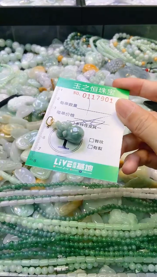 翡翠未镶嵌颈饰闪购0117901多样性发其一