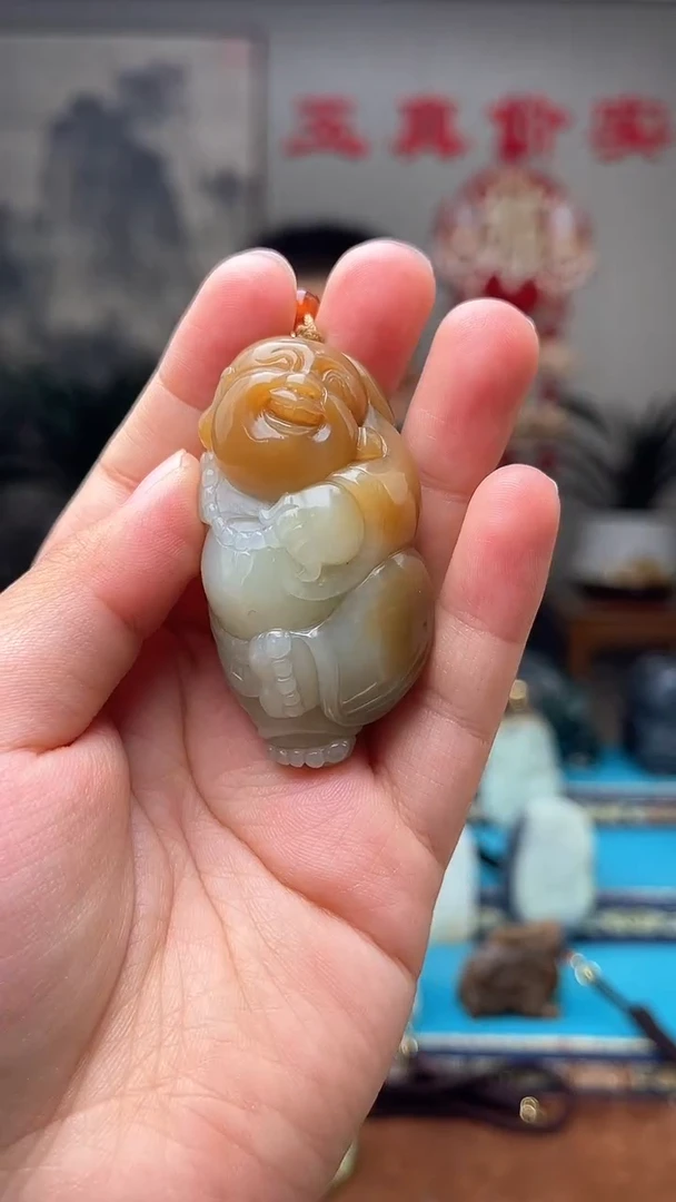 和田玉未镶嵌挂件1