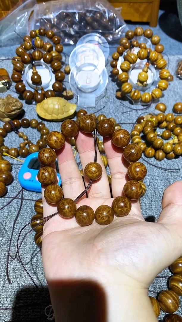 手串/手链楠木（金丝楠）灰*狼小叶桢楠葡萄留疤1.5手串