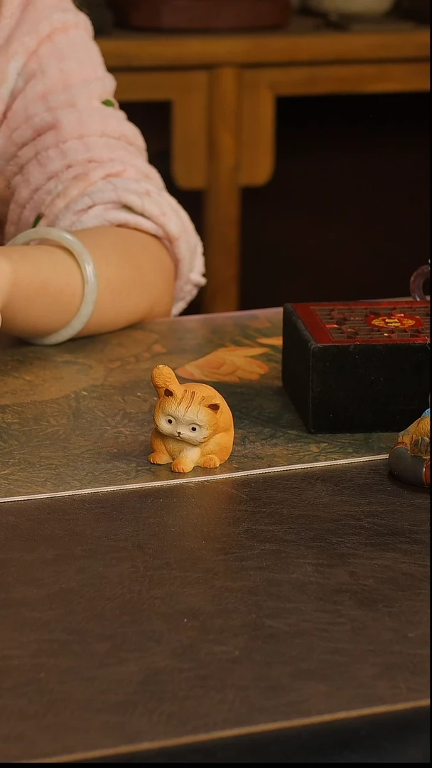 紫砂茶宠可爱小猫