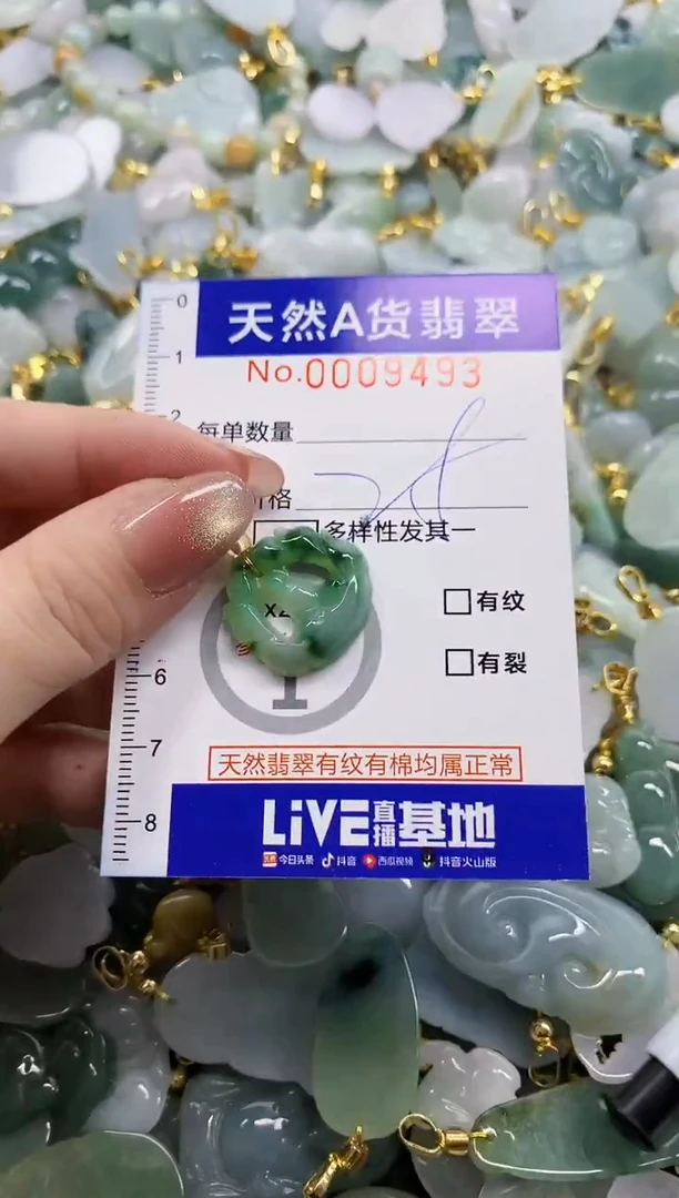 颈饰未镶嵌翡翠天然A货翡翠