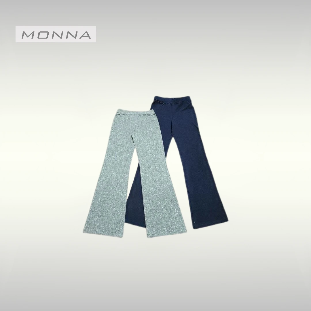 cici   大长腿裤 简约纯色休闲弹力大长腿裤 YLM001011