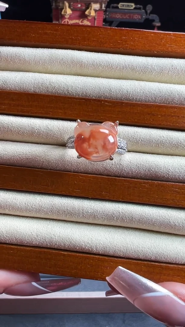 【闪购商品】水晶戒指银S925镶嵌发一（37）