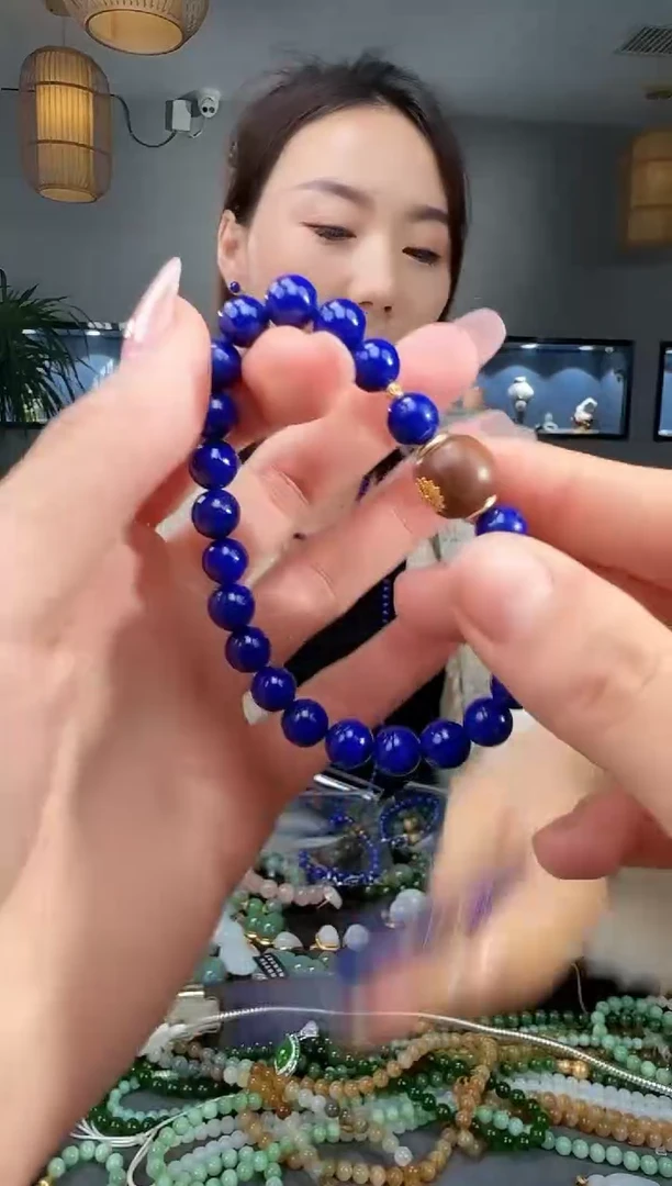 未镶嵌青金石手链卡8
