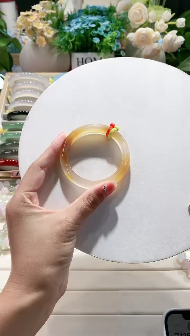 玛瑙/玉髓手镯未镶嵌41-52.3