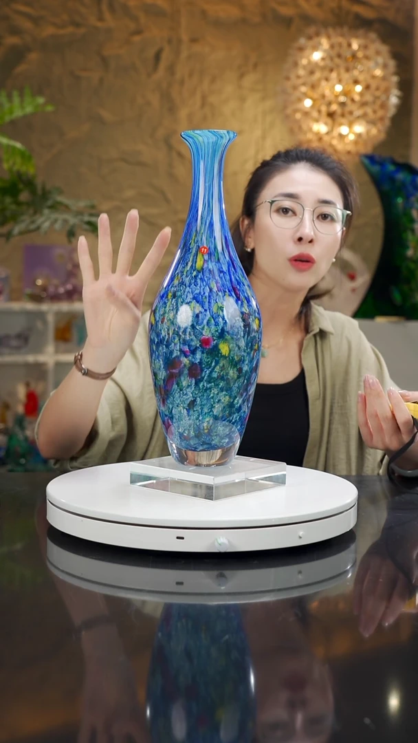 琉璃莫奈花园系列花瓶11号