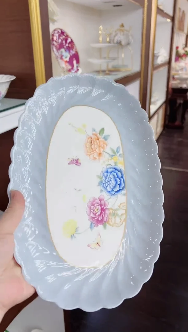 【闪购商品】骨瓷鱼盘