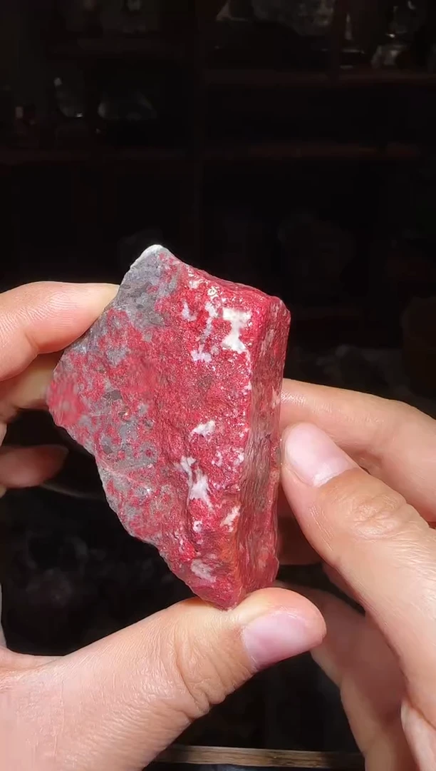 天然辰砂朱砂毛料4