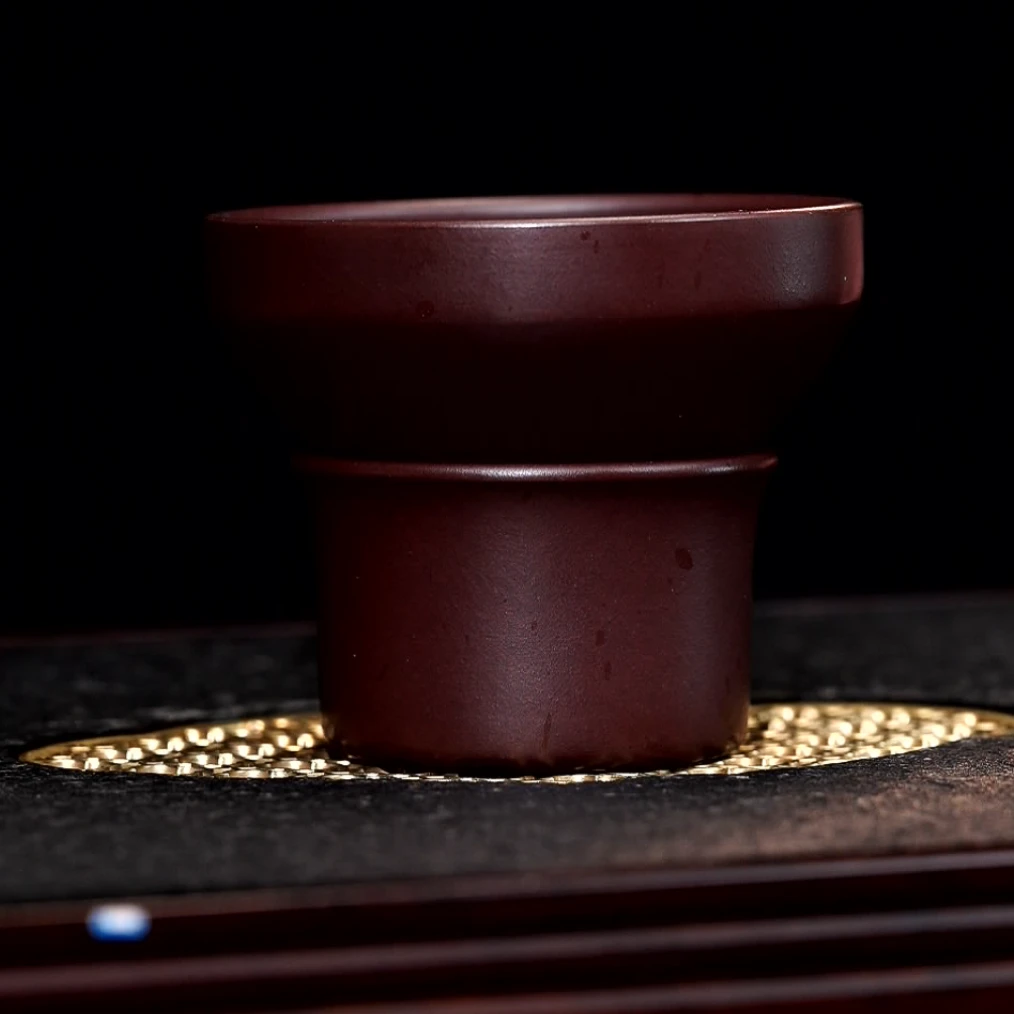 B13紫泥光素茶漏