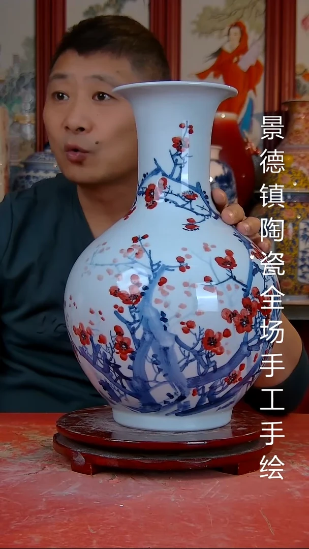 摆件景德镇陶瓷 全场手工手绘