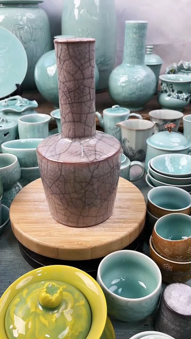 【闪购商品】纯手工 特价 微瑕 慧仙青瓷