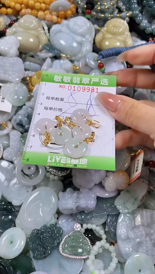 【闪购商品】翡翠颈饰未镶嵌闪购0109981多样性发其一