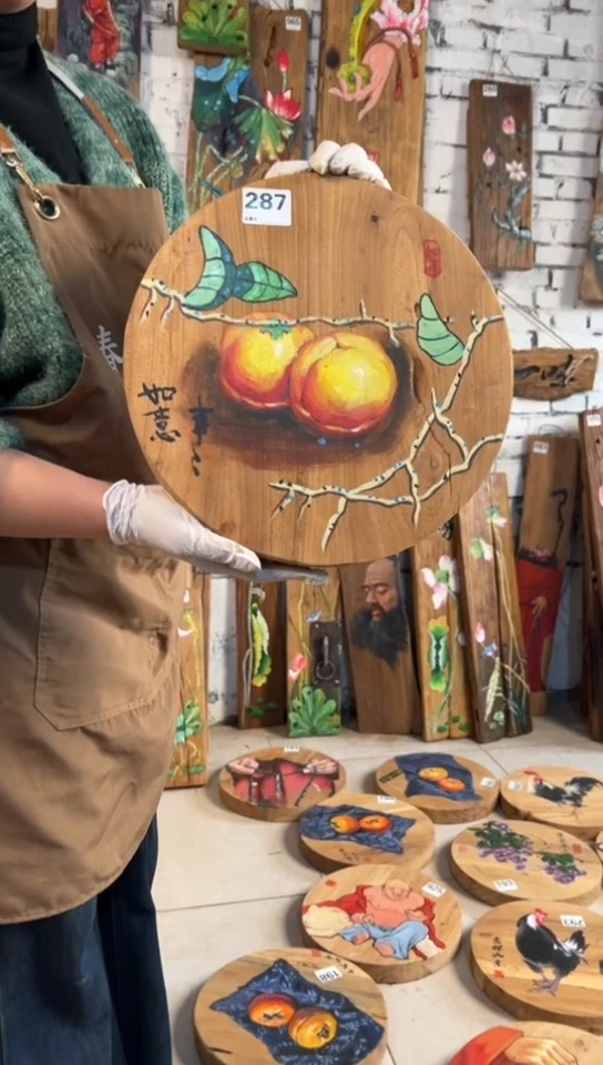 【闪购商品】287号门板画核桃号门板画核桃