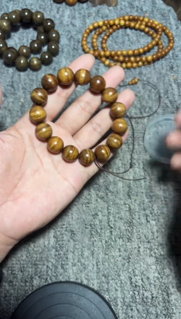 金丝楠手串/手链枯木老料1.5单圈98