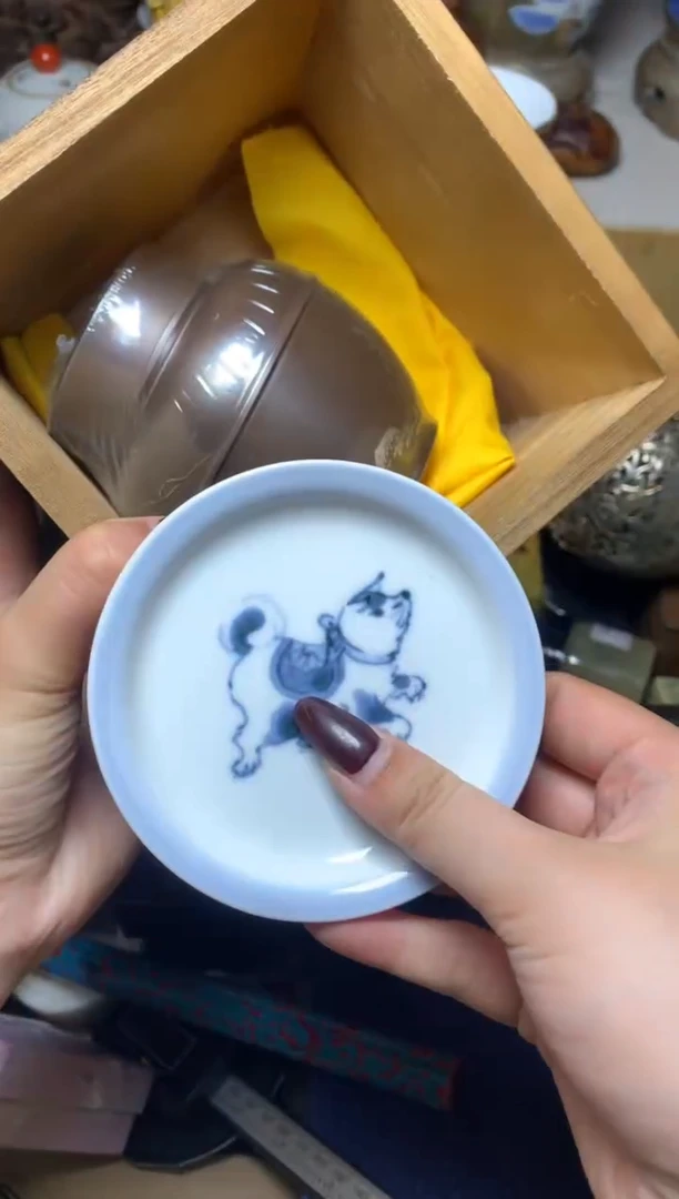 紫砂盖碗瓷器默认微瑕瓷器