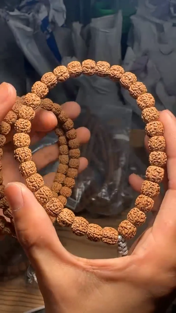 金刚菩提手串超头龙切黄点龙单圈9mm