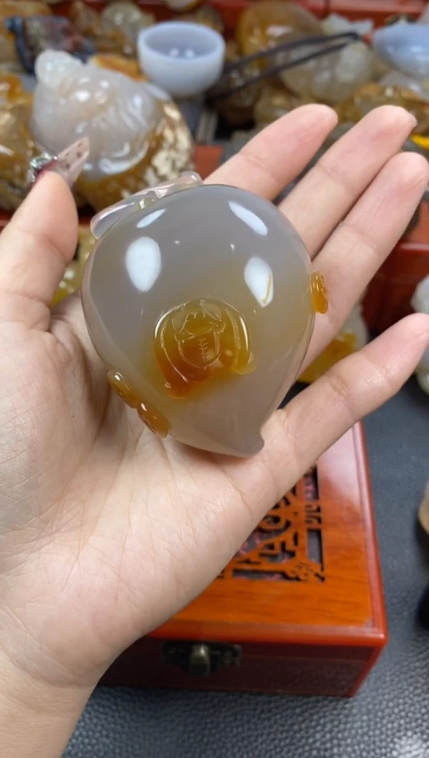 【闪购商品】玛瑙/玉髓手把未镶嵌1