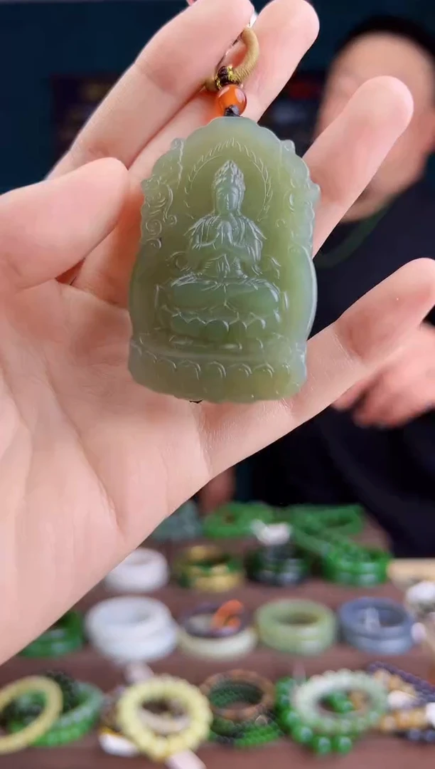 和田玉未镶嵌颈饰多样性发货 拍一单发一个