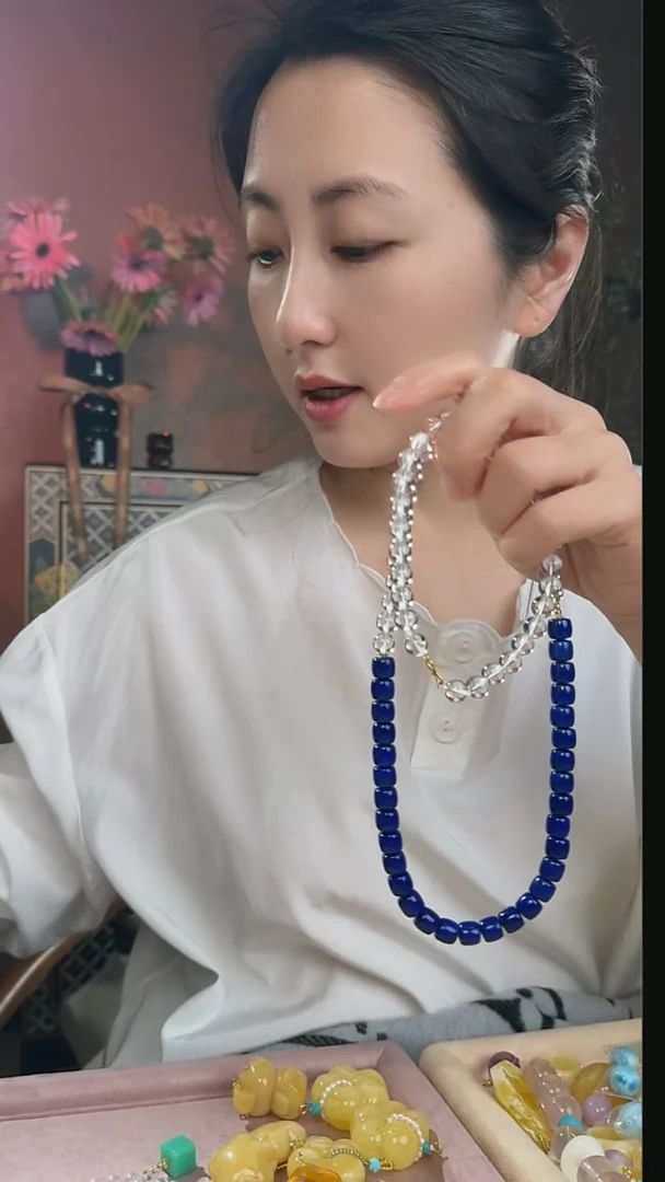 【闪购商品】青金石项链未镶嵌天然青金石项链