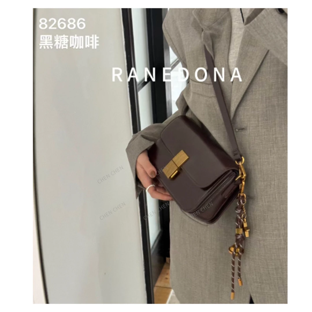 【YI CHEN】SK-82686-黑糖咖啡-高定轻奢时尚百搭潮流女士包包