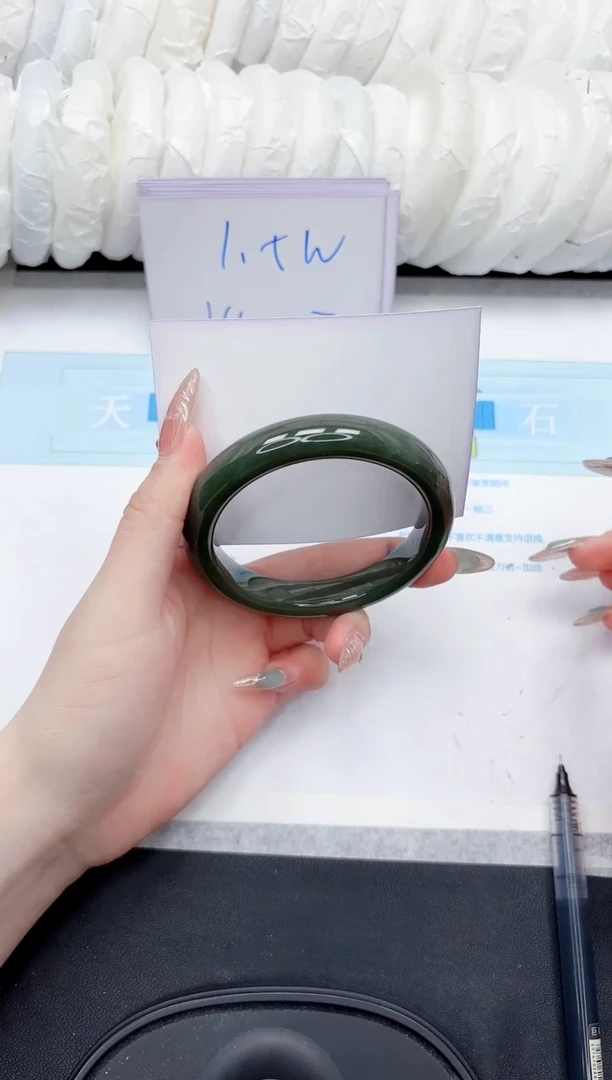 和田玉手镯未镶嵌167-60