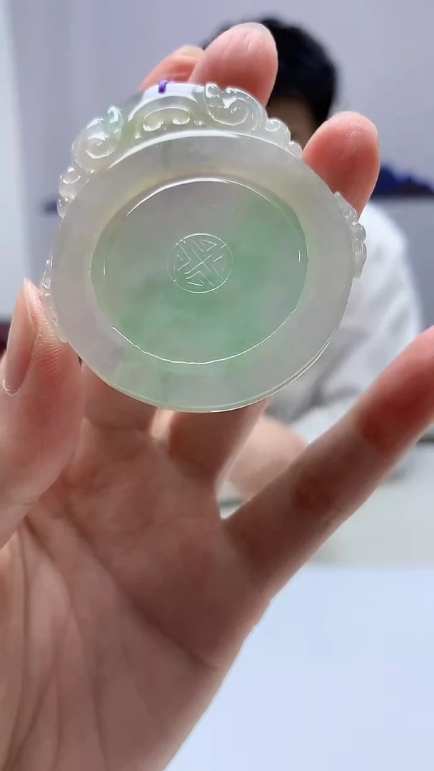 【闪购商品】定制翡翠未镶嵌5028zm-毛货扣子267