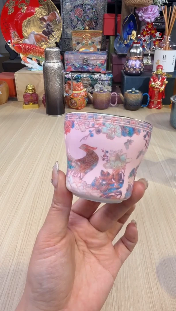 145灵羽和鸣主人杯-粉色