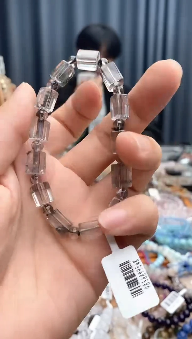 水晶手链未镶嵌黑幽灵